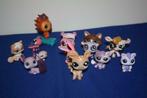 Littlest Pet Shop set van 14 figuurtjes met wiebel hoofdjes, Gebruikt, Ophalen of Verzenden