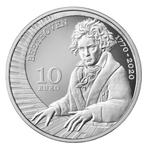 10 euro San Marino 2020 - Beethoven (PROOF), Postzegels en Munten, Ophalen of Verzenden, Zilver, San Marino, 10 euro