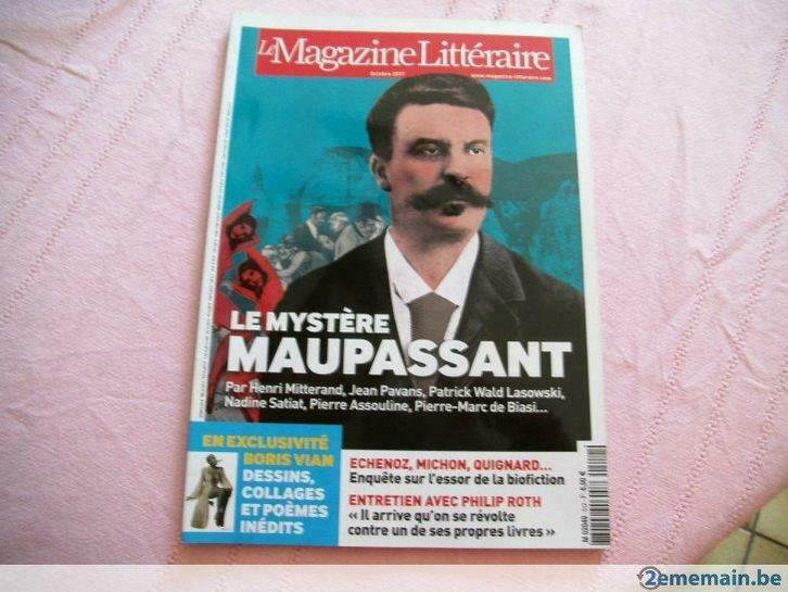 revue magazine litteraire. "maupassant"., Boeken, Tijdschriften en Kranten, Gelezen, Ophalen of Verzenden