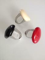 Grote handgemaakte Murano ring, Handtassen en Accessoires, Ringen, Nieuw, Overige materialen, Beige, Dame