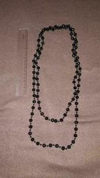 collier très long noir, Neuf, Enlèvement ou Envoi, Synthétique, Avec strass