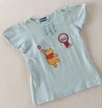 pastel blauw meisjes t-shirtje Disney Winnie the Pooh 116, Disney, Gebruikt, Meisje, Ophalen of Verzenden