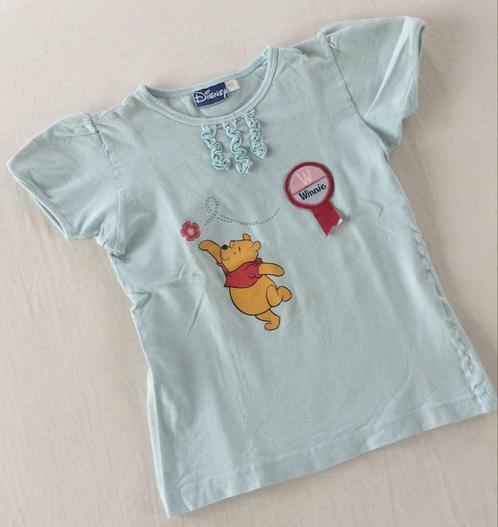 pastel blauw meisjes t-shirtje Disney Winnie the Pooh 116, Kinderen en Baby's, Kinderkleding | Maat 116, Gebruikt, Meisje, Shirt of Longsleeve