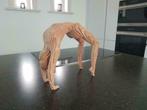 Modern houten sculptuur: Yoga/turnster, Antiek en Kunst, Ophalen of Verzenden
