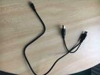 câble usb doubleur (usb mâle et gps)  long. 80 cm, Enlèvement ou Envoi, Comme neuf