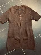 Bruine halflange gilet Caroline Biss maat 36, Ophalen of Verzenden, Zo goed als nieuw