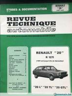 Revue Technique Automobile Renault 20 ( L - TL - GTL ), Ophalen of Verzenden