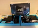 Compleet Wii pakket - zwarte console, Games en Spelcomputers, Ophalen, Gebruikt, Met 3 controllers of meer