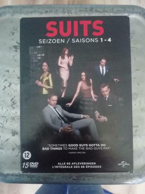 4 seizoenen Suits, Cd's en Dvd's, Dvd's | Tv en Series, Drama, Boxset, Vanaf 12 jaar, Ophalen of Verzenden