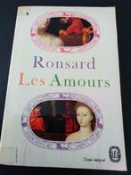 Les amours, Ronsard, Livres, Littérature, Utilisé, Enlèvement ou Envoi