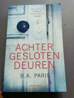 B.A. Paris Achter gesloten deuren, Gelezen, B.A. Paris, Ophalen of Verzenden, België