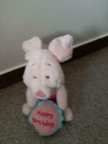 Nounours happy birthday, Kinderen en Baby's, Speelgoed | Knuffels en Pluche, Ophalen, Zo goed als nieuw