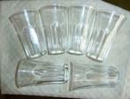 6 kleine Frisdrank glazen ( hoogte +- 10,6 cm ), Enlèvement ou Envoi, Neuf, Verre à soda