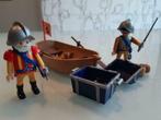 Playmobil 4295 piraten met schatkist op roeiboot, Los Playmobil, Gebruikt, Ophalen