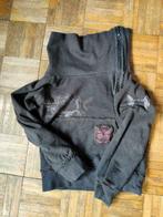 Vintage sweater trui CKS - leuke accenten - maat 116, Ophalen of Verzenden, Gebruikt, Meisje, Trui of Vest