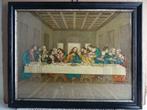 Antieke lijst Laatste Avondmaal prent gedrukt Lijst 47x37 cm, Antiek en Kunst, Antiek | Religieuze voorwerpen, Ophalen of Verzenden