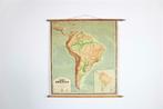 Carte d'école de l'Amérique du Sud, Antiquités & Art, Enlèvement ou Envoi