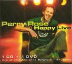PERRY ROSE - HAPPY LIVE - CD + DVD - LIVE IN AB, BRUSSEL, Verzenden, Zo goed als nieuw, Poprock