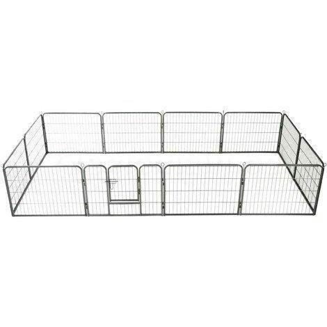 Enclos 12 panneaux 80x60 cm enclos chien parc chien NEUF, Dieren en Toebehoren, Honden-accessoires, Nieuw, Verzenden