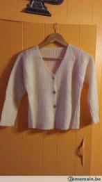 gilet en mohair blanc taille 10-14 ans, Nieuw, Meisje, Trui of Vest