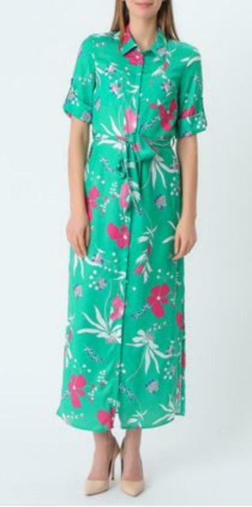 Jurk, Kleding | Dames, Jurken, Nieuw, Maat 42/44 (L), Overige kleuren, Onder de knie, Ophalen of Verzenden