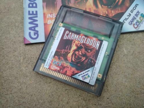 Gameboy color Carmageddon, Games en Spelcomputers, Games | Nintendo Game Boy, Zo goed als nieuw, Racen en Vliegen, Vanaf 16 jaar