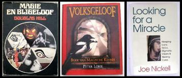 [3 boeken] oa Magie en Bijgeloof & Volksgeloof & Mirakels, Enlèvement ou Envoi, Utilisé, Arrière-plan et information