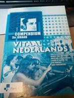 Vitaal Nederlands - Compendium 3e graad, Boeken, Studieboeken en Cursussen, Gelezen, Ophalen of Verzenden
