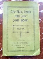Carters Flax , Hemp And Jute Year Book And Directory 1928 -, Antiek en Kunst, Ophalen of Verzenden, H.R. Carter