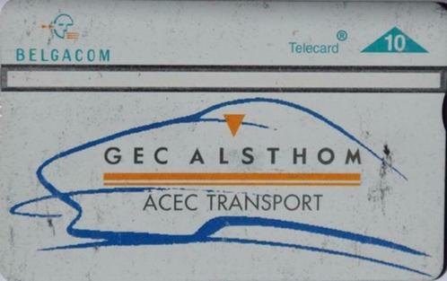 Télécarte Privée P563 Belge ACEC - GEC ALSTHOM, Verzamelen, Telefoonkaarten, Ophalen of Verzenden