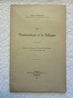 Numismatique belge – Victor Tourneur - EO 1931 – rare, Ophalen of Verzenden, Gelezen