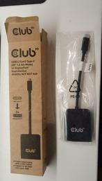 Club USB-C 3.2 Hub to DP 1 A  Dual monitor 4K60Hz, Ophalen of Verzenden, Nieuw, USB-hub, Club