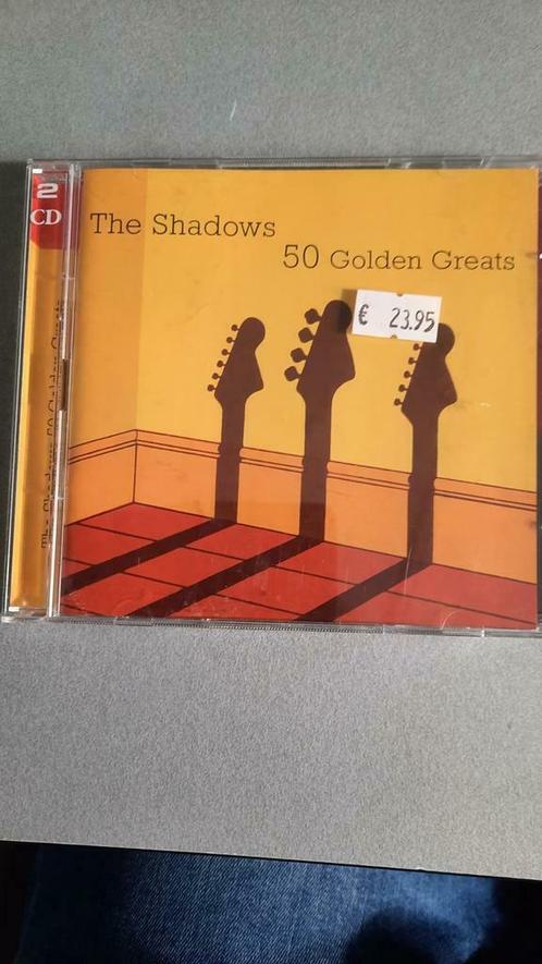2cd: THE SHADOWS  "50 Golden Greats", Cd's en Dvd's, Cd's | Instrumentaal, Zo goed als nieuw, Ophalen of Verzenden