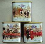 Jacksons of Picadilly 3 boîtes de thé vides, Autres marques, Thé, Utilisé, Enlèvement ou Envoi