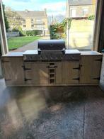 Steigerhouten BBQ meubel L 271 x H 91 x D 62 super promo