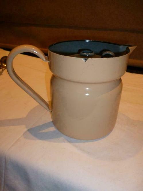 Pot à lait ancien en émail chauffe-lait marque ULTRA, Antiquités & Art, Curiosités & Brocante, Enlèvement ou Envoi