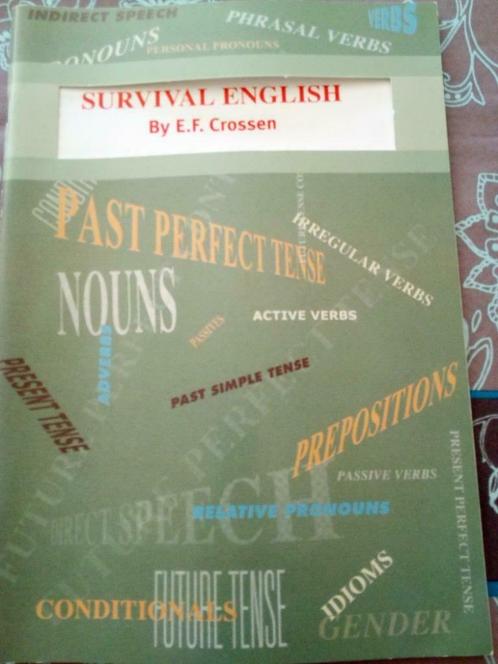 Livre / Book "Survival English", de E.F. Crossen, 68 pages, Boeken, Taal | Engels, Zo goed als nieuw, Non-fictie, Ophalen of Verzenden