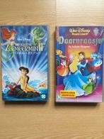 De Kleine Zeemeermin Terug in de Zee II + Doornroosje -VHS, Cd's en Dvd's, VHS | Kinderen en Jeugd, Tekenfilms en Animatie, Alle leeftijden
