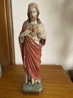 Ancienne statuette Jésus Crist très bon état, Antiquités & Art