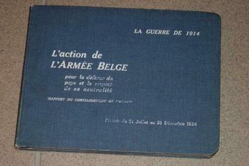 L'action de l'armee belge la guerre de 1914