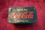 Coca-Cola blikken doos met collectors kaarten, Nieuw, Ophalen of Verzenden