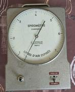 Vintage Spirometer (longen testen) jaren 60 Spengler Paris, Antiek en Kunst, Ophalen of Verzenden