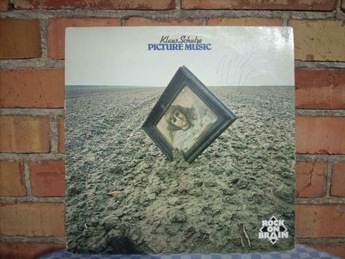 LP  'Picture Music' Klaus Schulze + handtekening, CD & DVD, Vinyles | Rock, Progressif, 12 pouces, Enlèvement ou Envoi