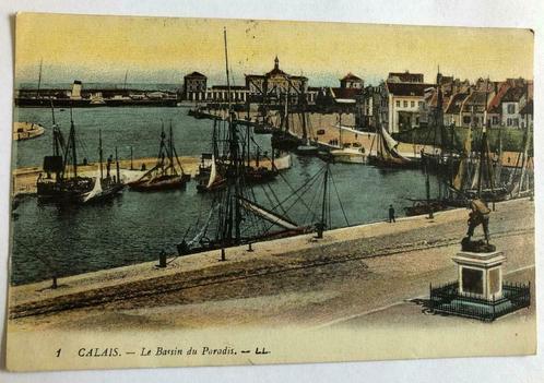 1 Calais - Le Bassin du Paradis - LL., Collections, Cartes postales | Étranger, Affranchie, France, Avant 1920, Enlèvement ou Envoi