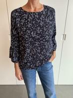 Blauwe blouse met motief Opus, Maat 38/40 (M), Blauw, Ophalen of Verzenden, Zo goed als nieuw