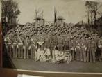 postkaart ZW Mouscron Moeskroen harmoniedes combattants FNC, Ophalen of Verzenden, 1940 tot 1960, Gelopen
