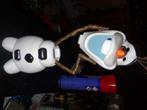 Flexibele Olaf met geluid (Frozen), Kinderen en Baby's, Ophalen of Verzenden, Zo goed als nieuw, Met geluid