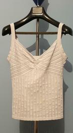 Witte tanktop, Maat 38/40 (M), Zonder mouw, Jacqueline Riu, Ophalen of Verzenden