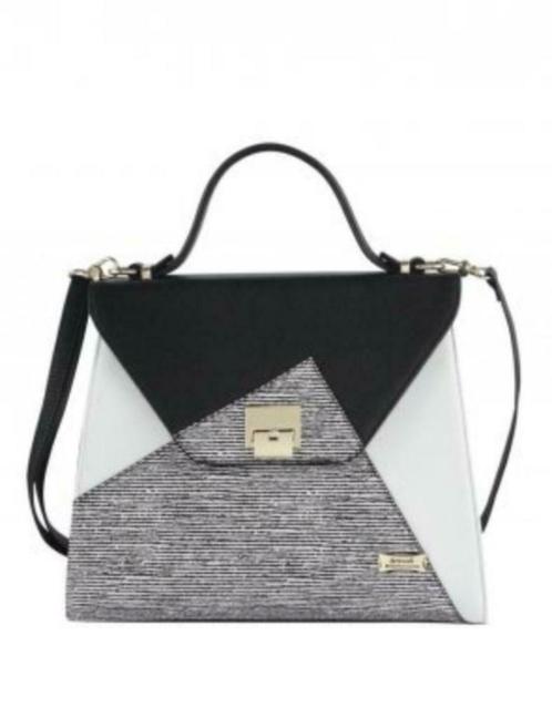 Handtas Serenade Black-Grey NIEUW, Handtassen en Accessoires, Tassen | Damestassen, Nieuw, Handtas, Wit, Ophalen of Verzenden