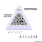 hamswan digitale wekker led 7 kleuren temperatuur, Huis en Inrichting, Woonaccessoires | Klokken, Ophalen of Verzenden, Nieuw